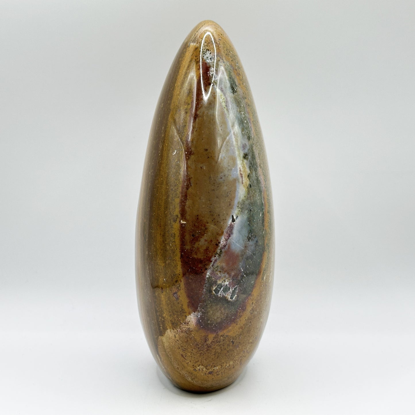 Natural Self-Standing Polished Sea Jasper Freeform - Gem Avenue