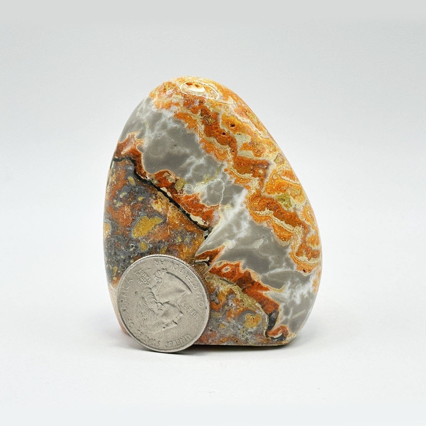 Natural Self-Standing Polished Bumble Bee Jasper Freeform - Gem Avenue
