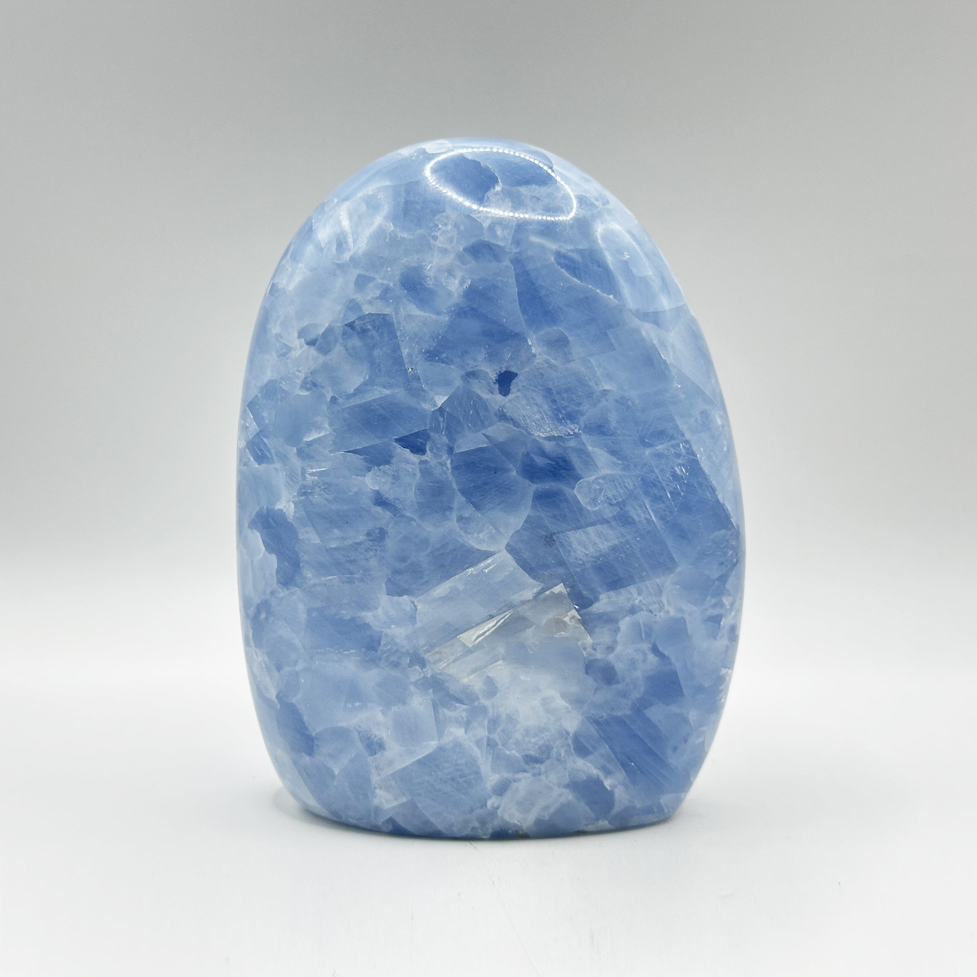 Natural Polished Blue Celestite Freeform - Gem Avenue