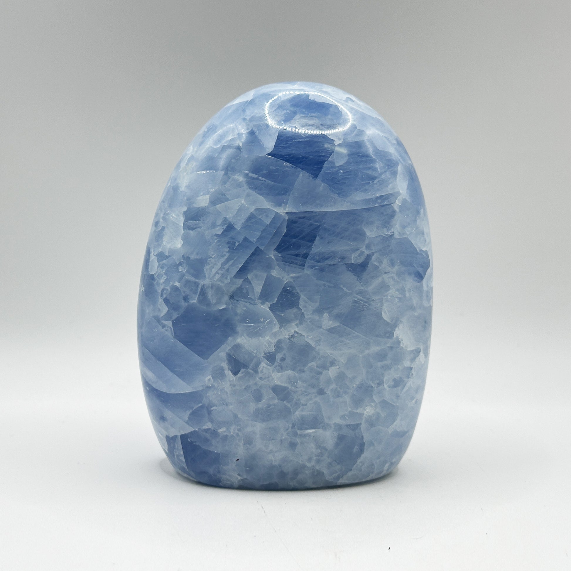 Natural Polished Blue Celestite Freeform - Gem Avenue