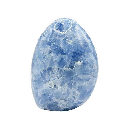 Natural Self-Standing Polished Blue Celestite Freeform - Gem Avenue