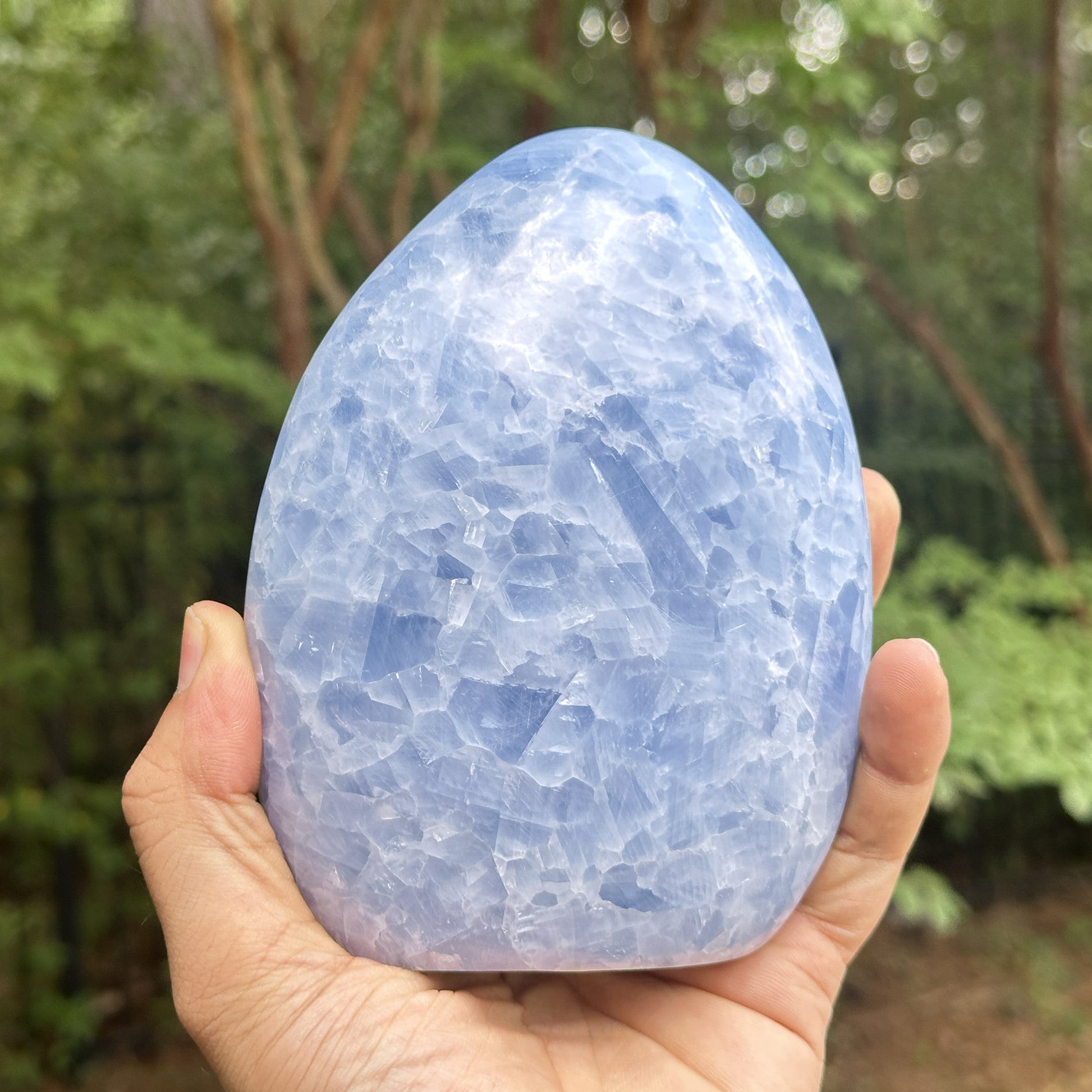 Natural Blue Celestite Freeform - Gem Avenue
