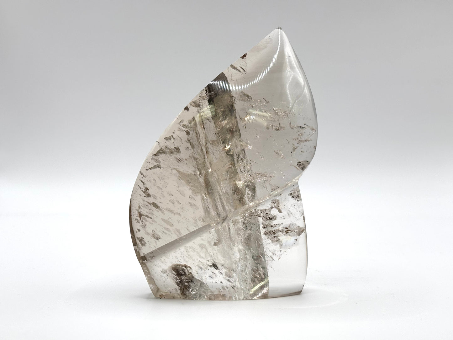 Natural Smoky Quartz Freeform Crystal from Brazil – Polished Self-Standing Smokey Quartz, Healing Stone for Stress Relief, Decorative Mineral & Unique Crystal Display - RPS492