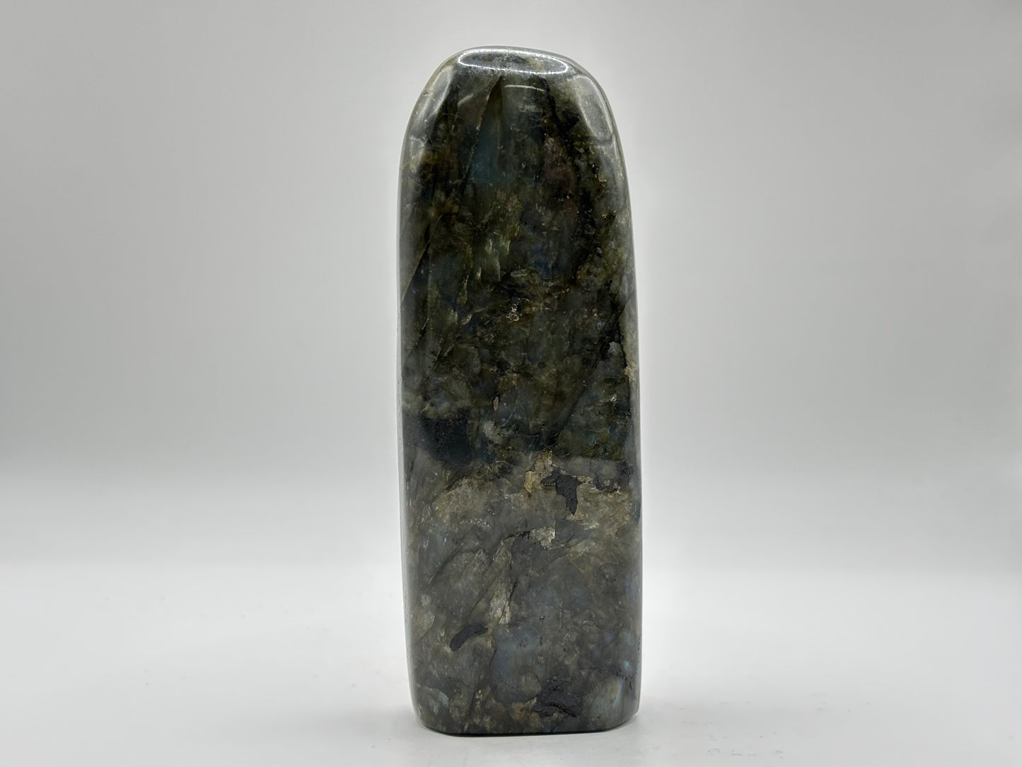 Natural Polished Labradorite Freeform Crystal with Blue and Gold Flash for Healing, Meditation & Home Decor - RPS504