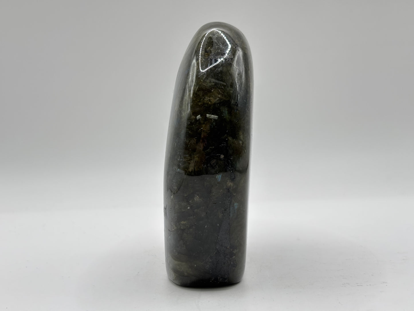 Natural Polished Labradorite Freeform Crystal with Blue and Gold Flash Healing Stone for Meditation, Focus, and Elegant Home Decor - RPS506