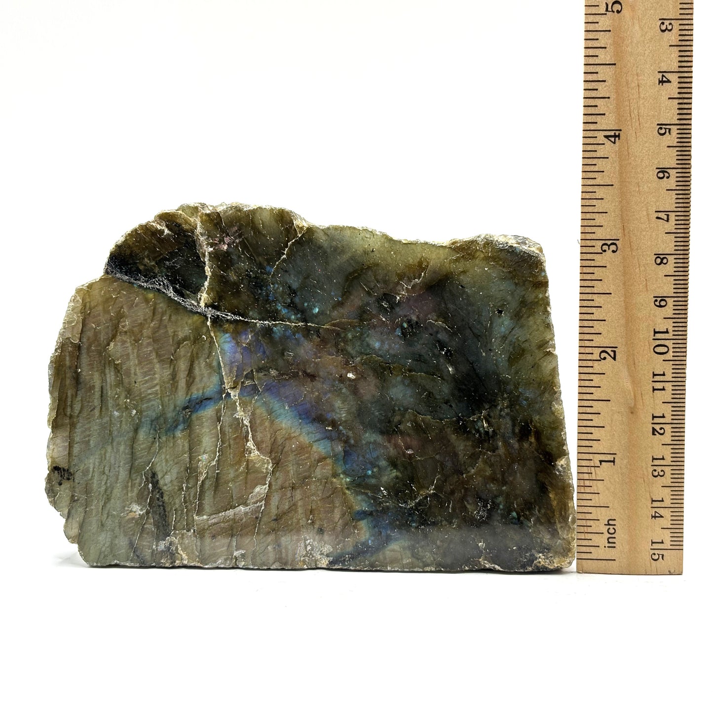 Natural Polished Labradorite Freeform Crystal - Gem Avenue Retail