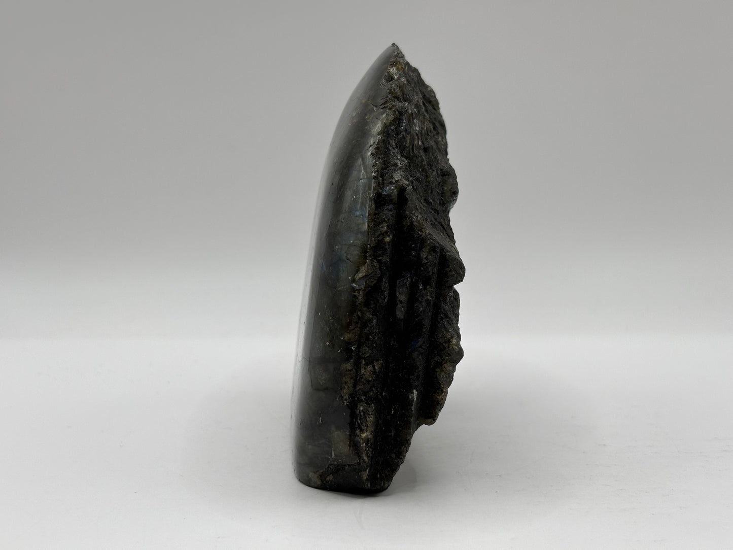 Natural Polished Labradorite Freeform Crystal with Blue & Gold Flash for Healing, Meditation, and Home Decor - RPS511