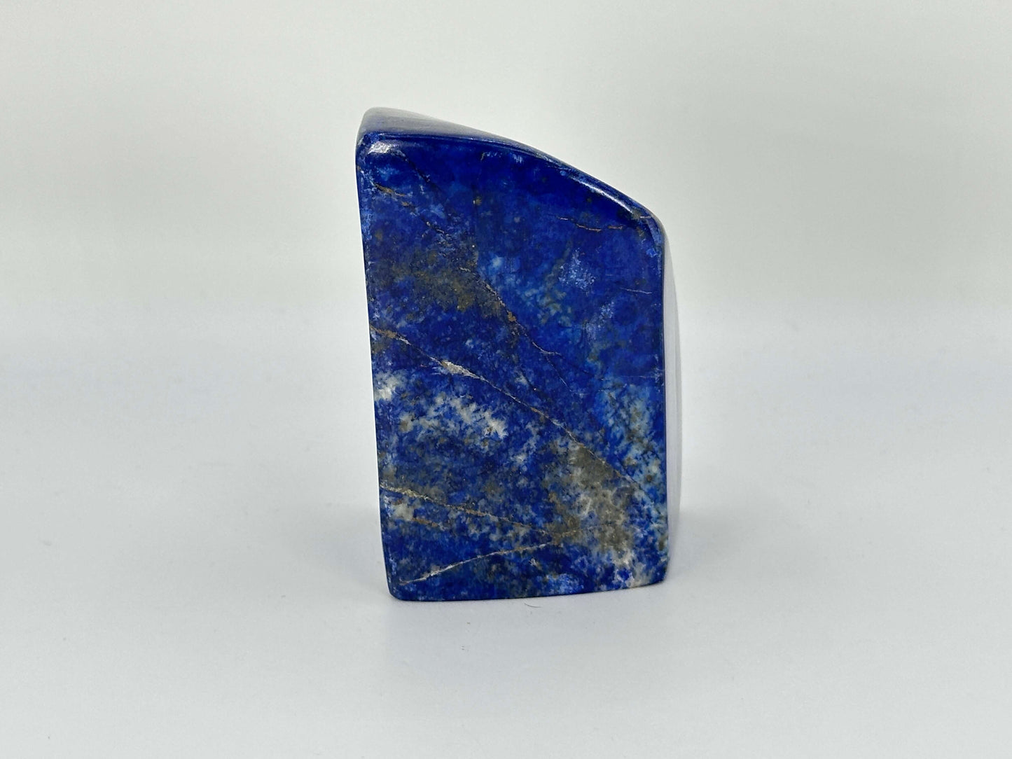 Natural Lapis Lazuli Freeform Polished Blue Crystal Standing Stone – RPS529