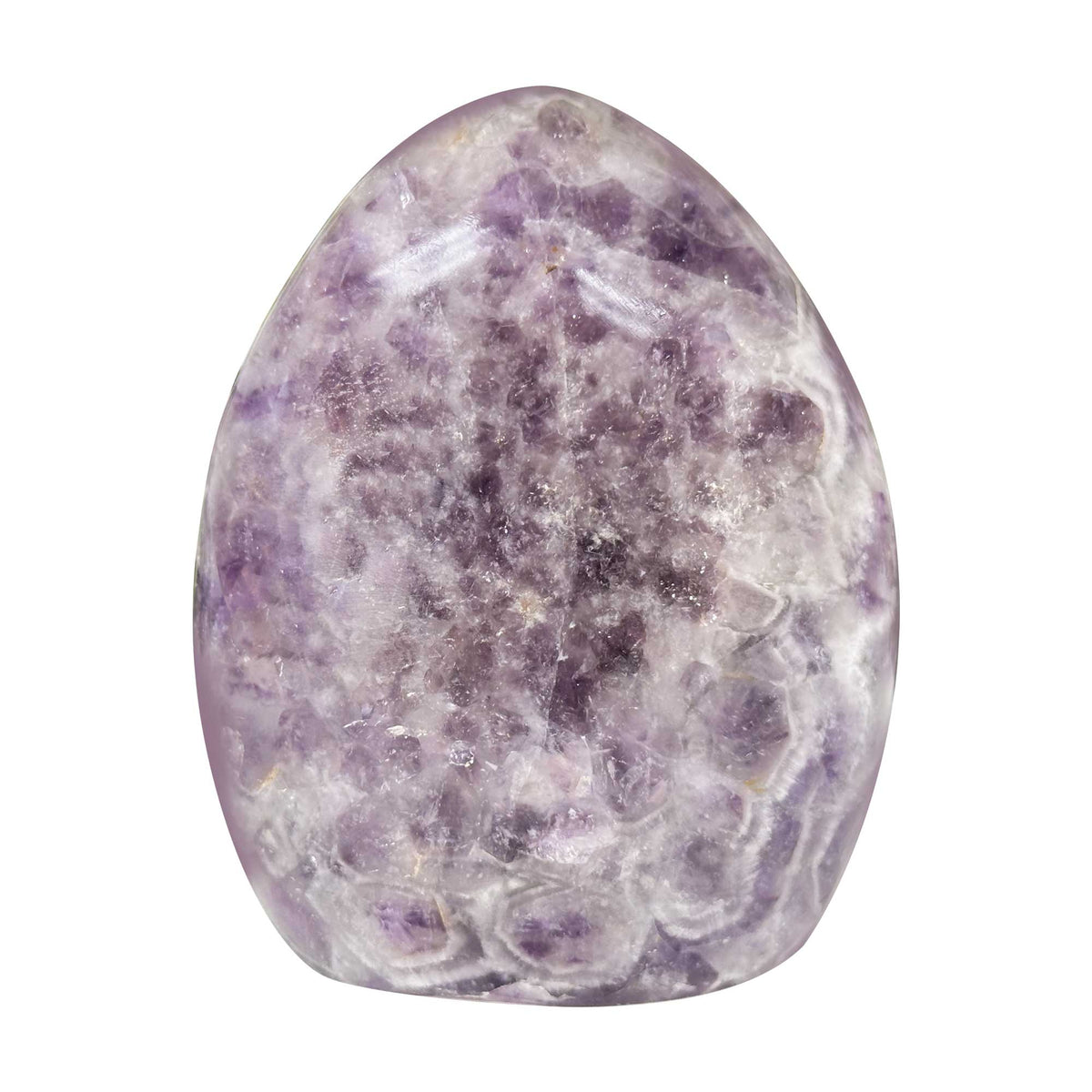 Chevron Amethyst Gemstone Freeform - Gem Avenue Retail