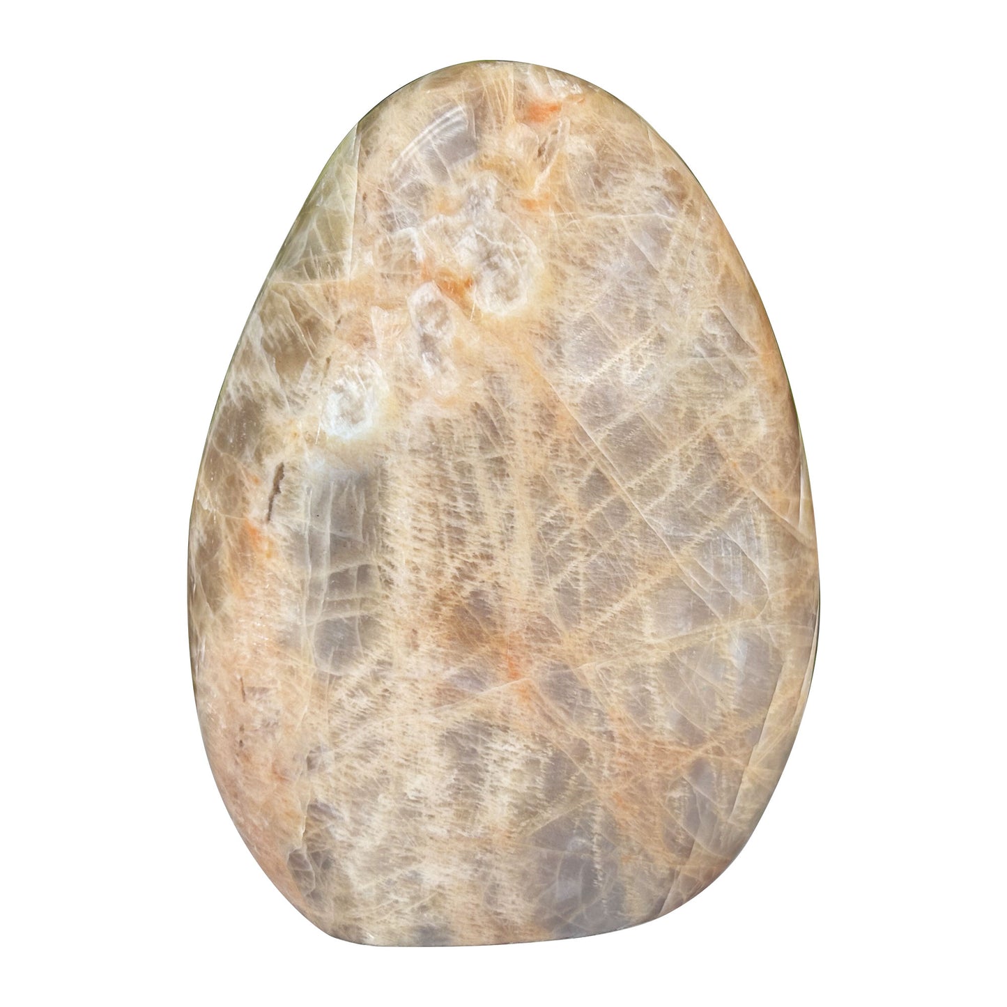 Moonstone Freeform Polished Crystal from Madagascar Natural Decorative Stone
