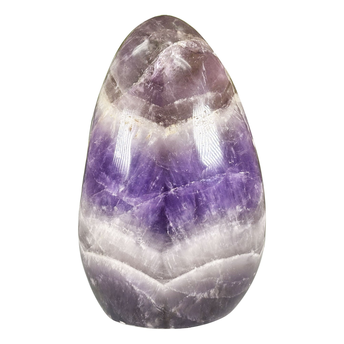 Chevron Amethyst Crystal Freeform - Gem Avenue Retail