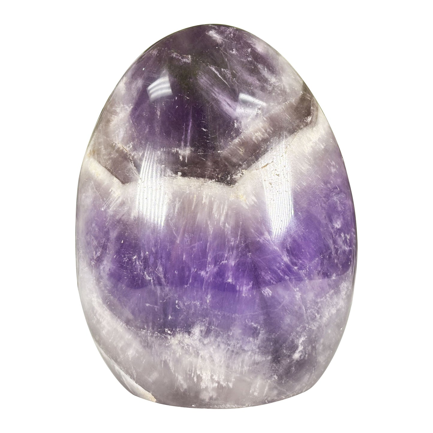 Chevron Amethyst Crystal Freeform - Gem Avenue Retail