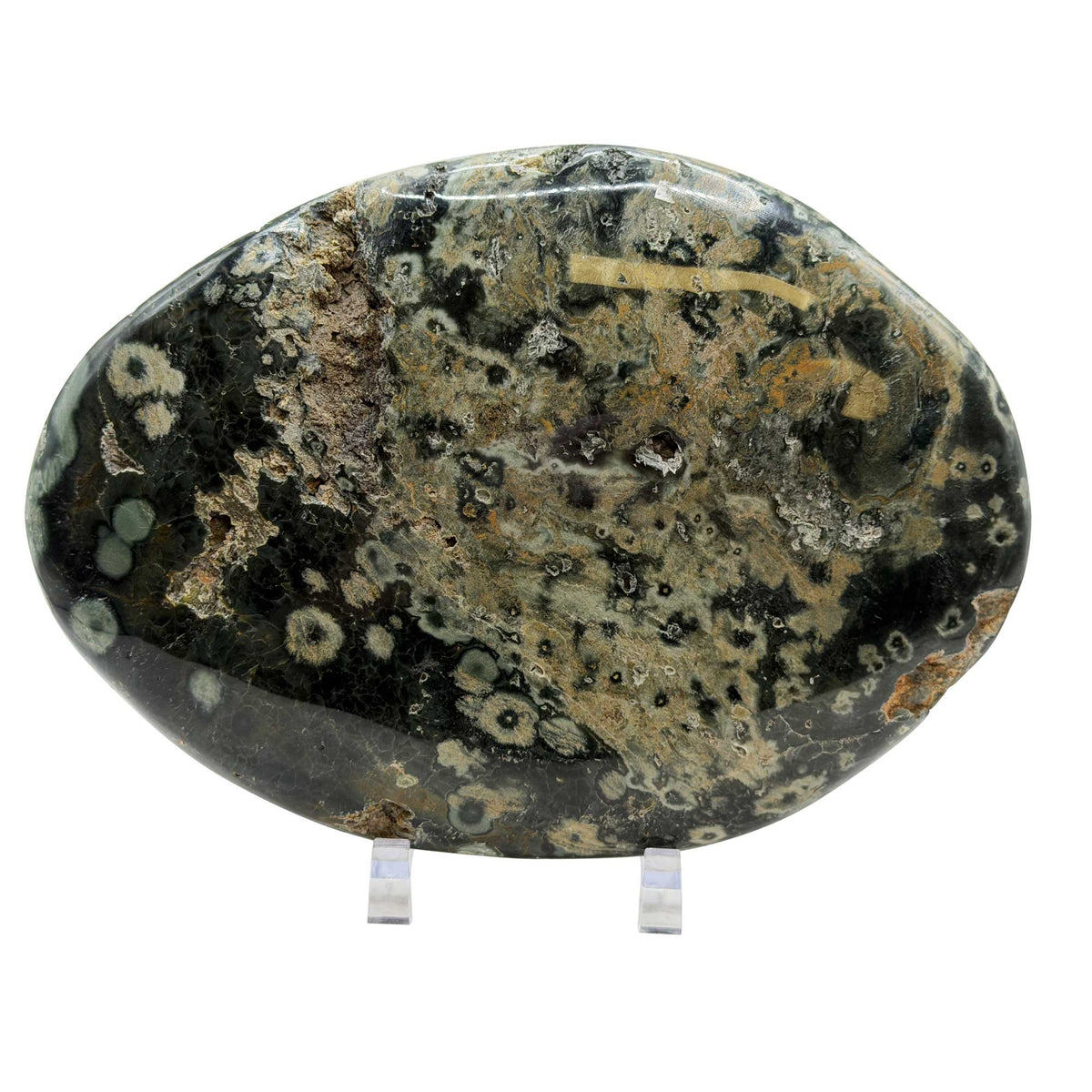 Natural Sea Jasper Freeform Crystal 5" Gemstone - Gem Avenue Retail
