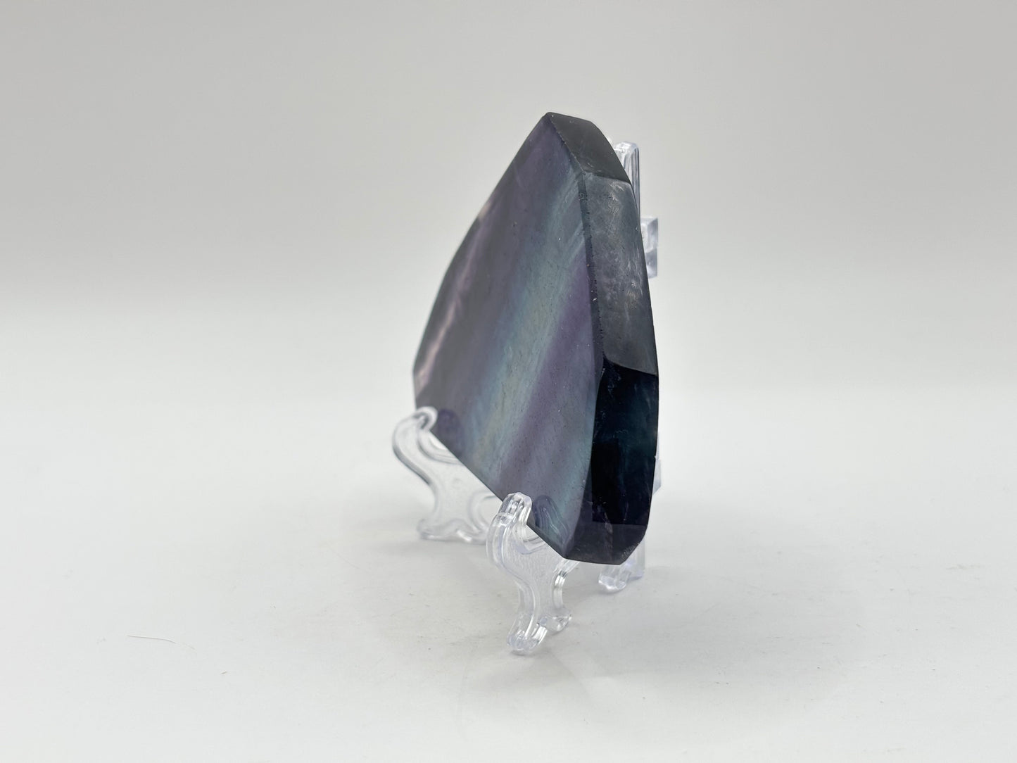 Natural Rainbow Fluorite Crystal Slab Polished Gemstone for Energy, Meditation, Focus & Home Decor – RSL073
