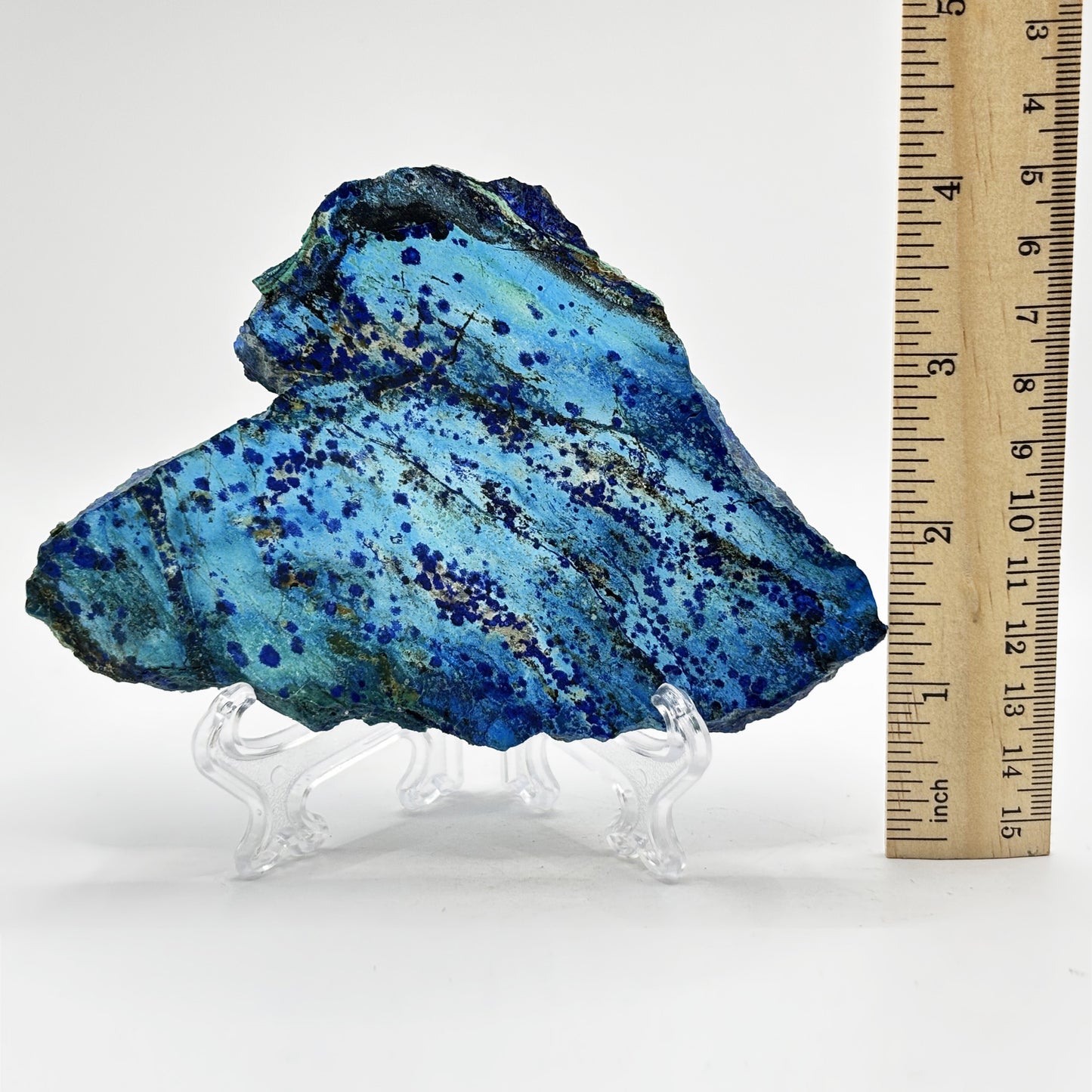 Natural Polished Azurite Malachite Slab - Gem Avenue Retail