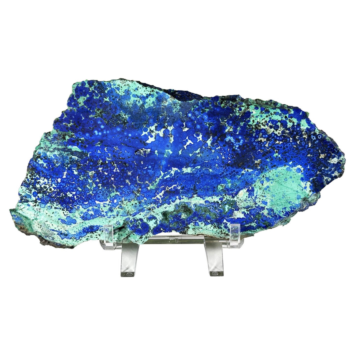 Azurite Malachite Crystal Slab - Gem Avenue Retail