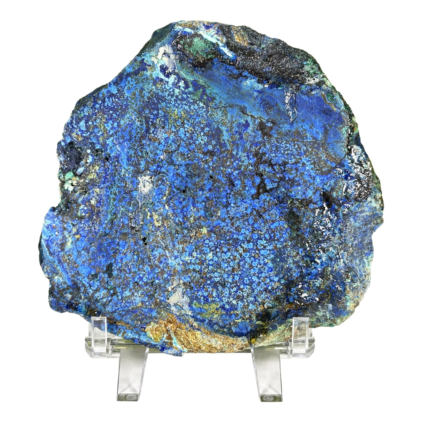 Azurite Malachite Crystal Slab - Gem Avenue Retail
