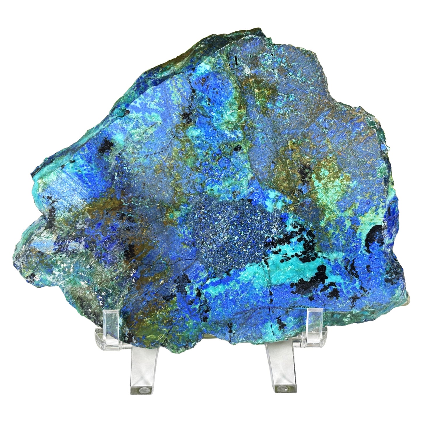 Azurite Malachite Crystal Slab - Gem Avenue Retail