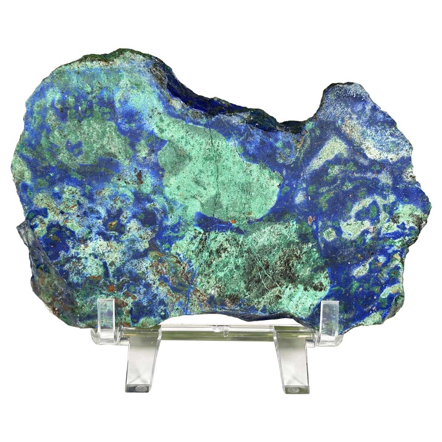 Azurite Malachite Crystal Slab - Gem Avenue Retail