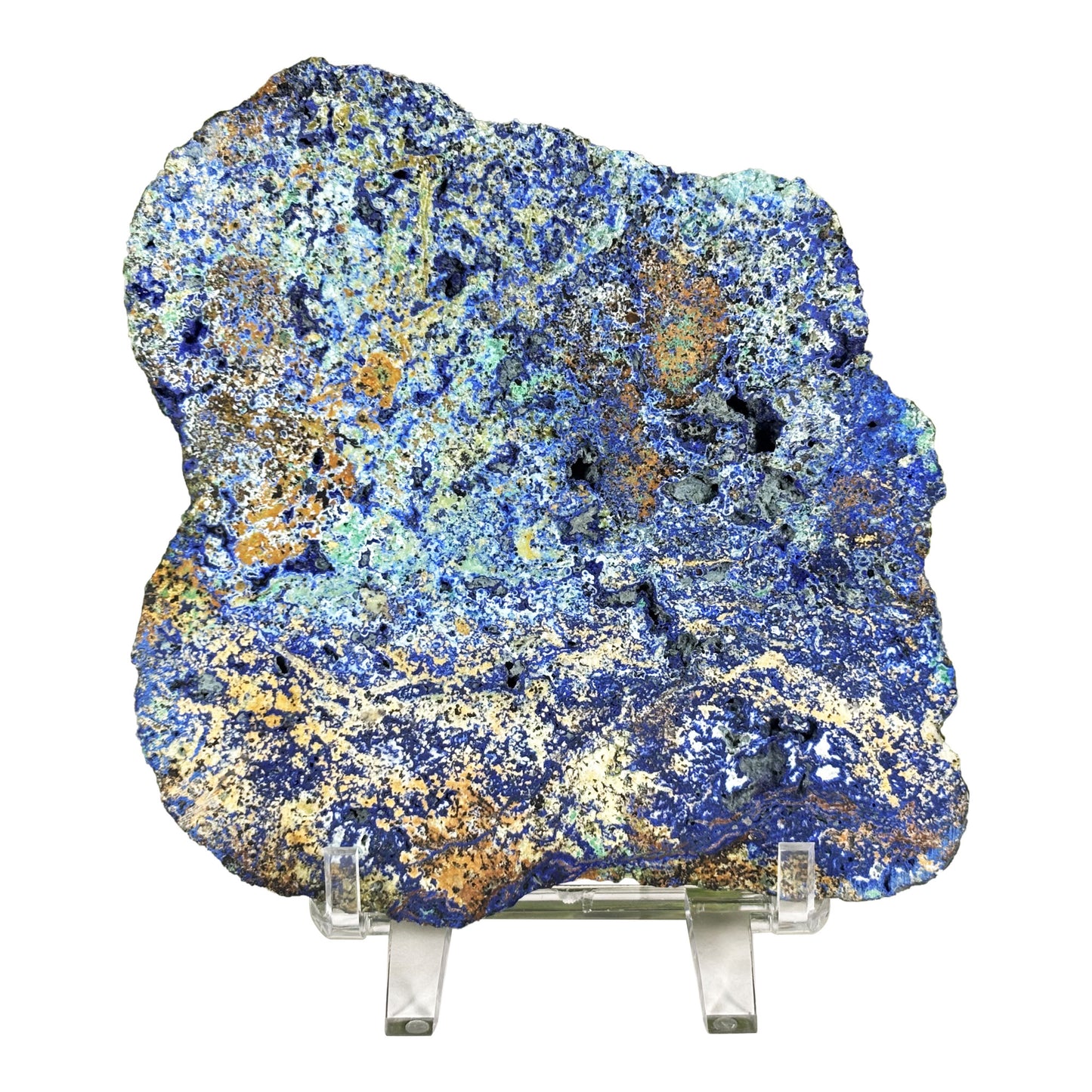 Azurite Malachite Crystal Slab - Gem Avenue Retail