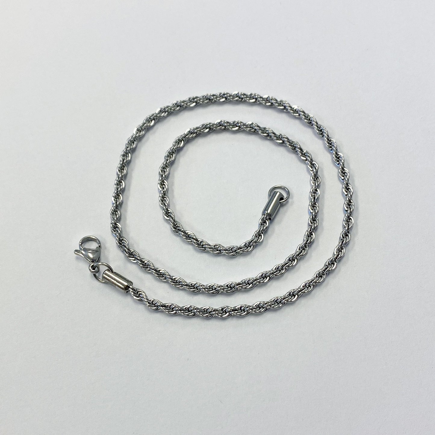 Stainless Steel wide Rope Chain Necklace - Gem Avenue