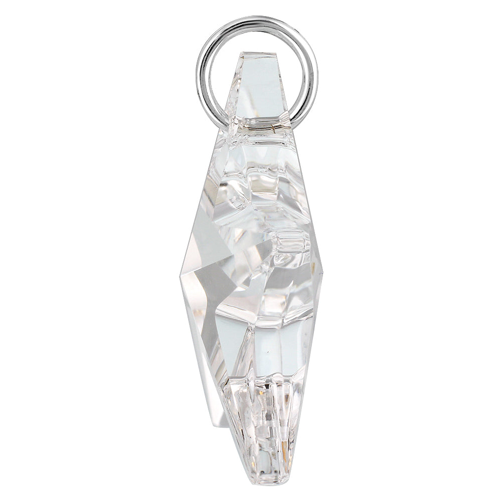 925 Sterling Silver Star-Shaped Austrian Crystal Charm Pendant Elegant Jewelry for Womens