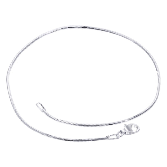 925 Sterling Silver Snake Chain Bracelet With Lobster Clasp - Gem Avenue