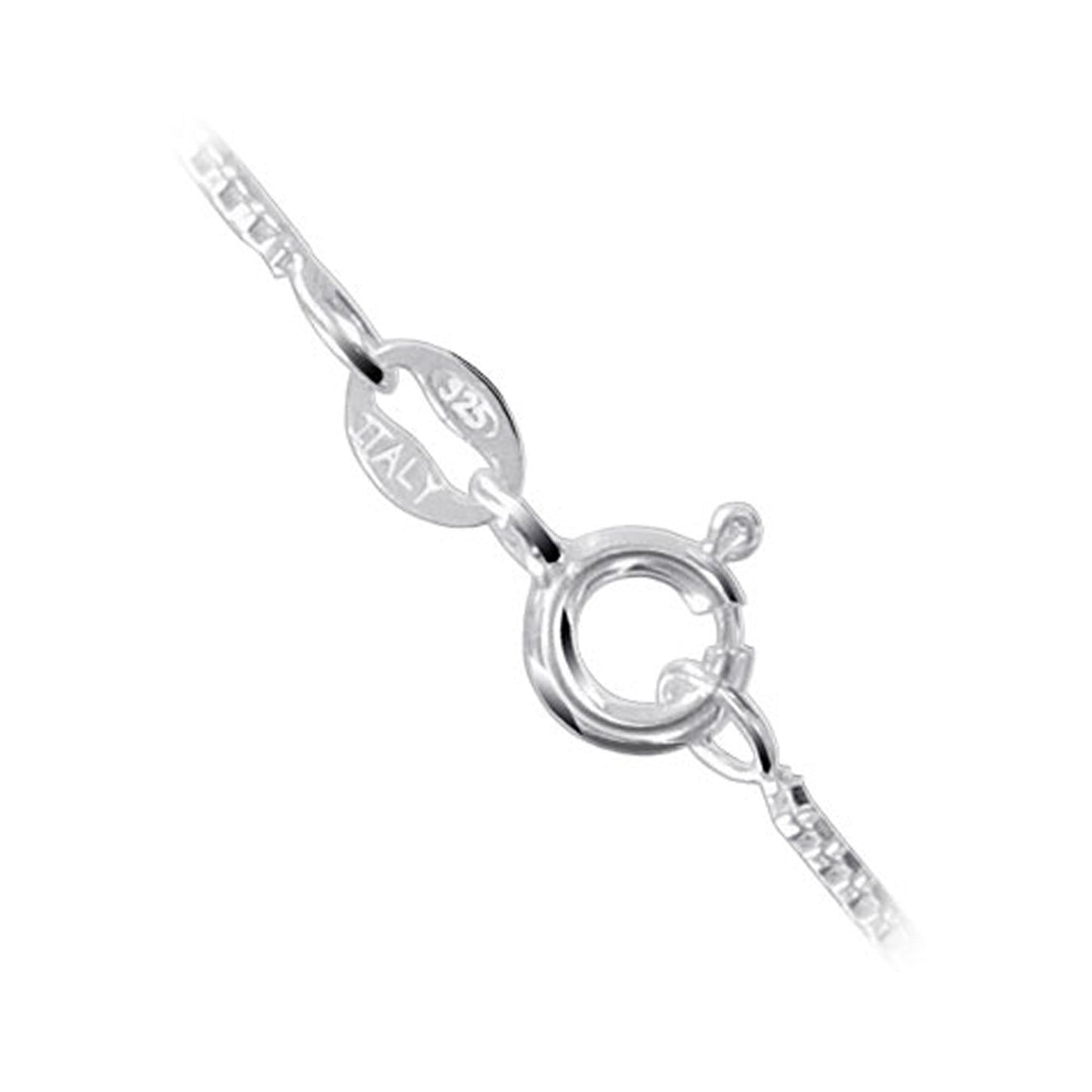 925 Sterling Silver Foot Chain Ring Clasp Anklet Ankle Bracelets - Gem Avenue