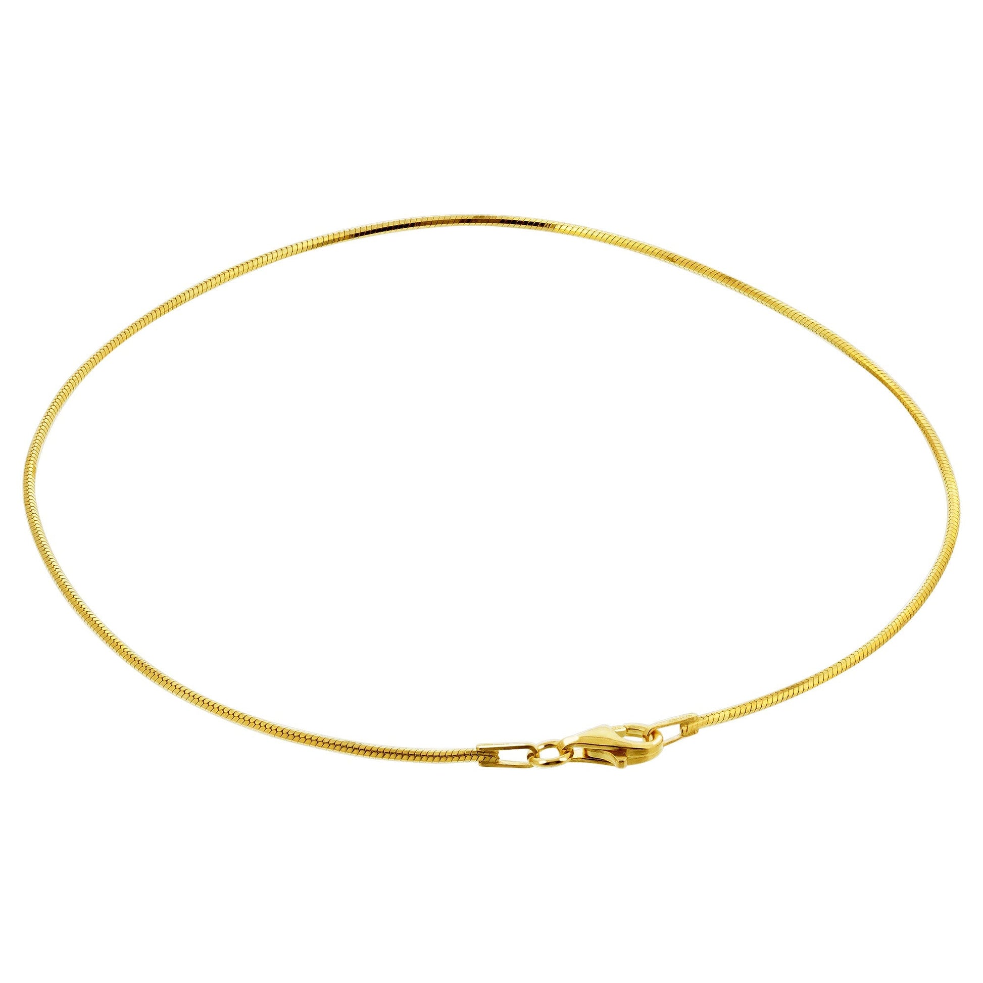 14k Yellow Vermeil Snake Foot Chain Anklet Ankle Bracelets - Gem Avenue