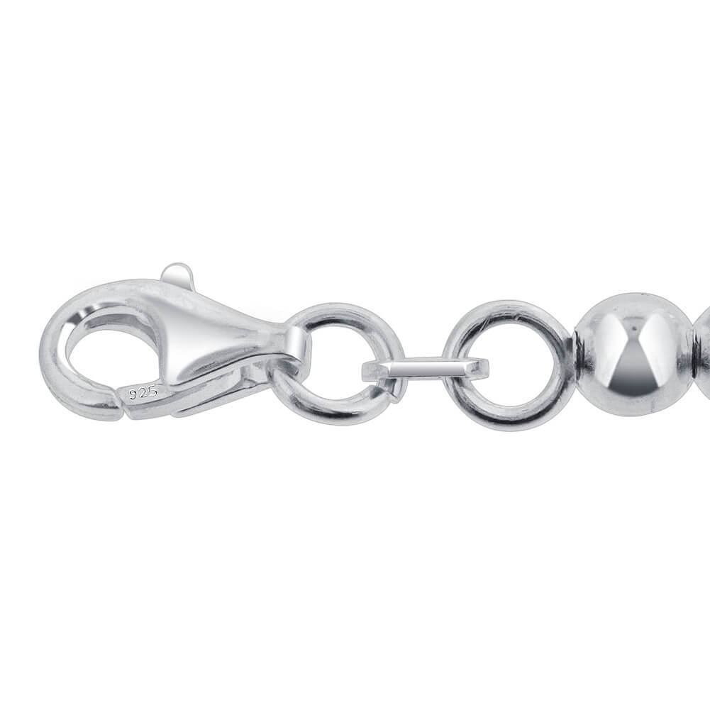 925 Sterling Silver Beads Bracelets Lobster Clasp For women - Gem Avenue
