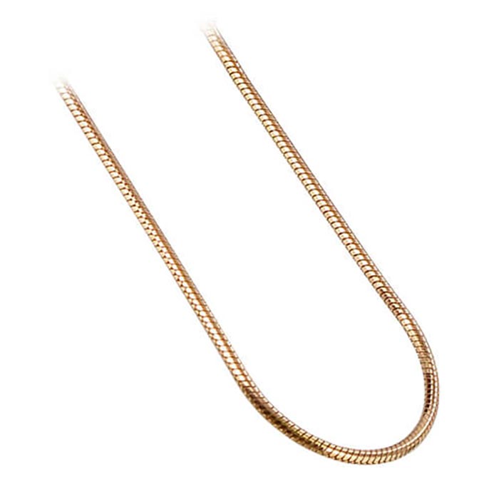 14k Rose Gold Vermeil Snake Chain Lobster Clasp Bracelets - Gem Avenue