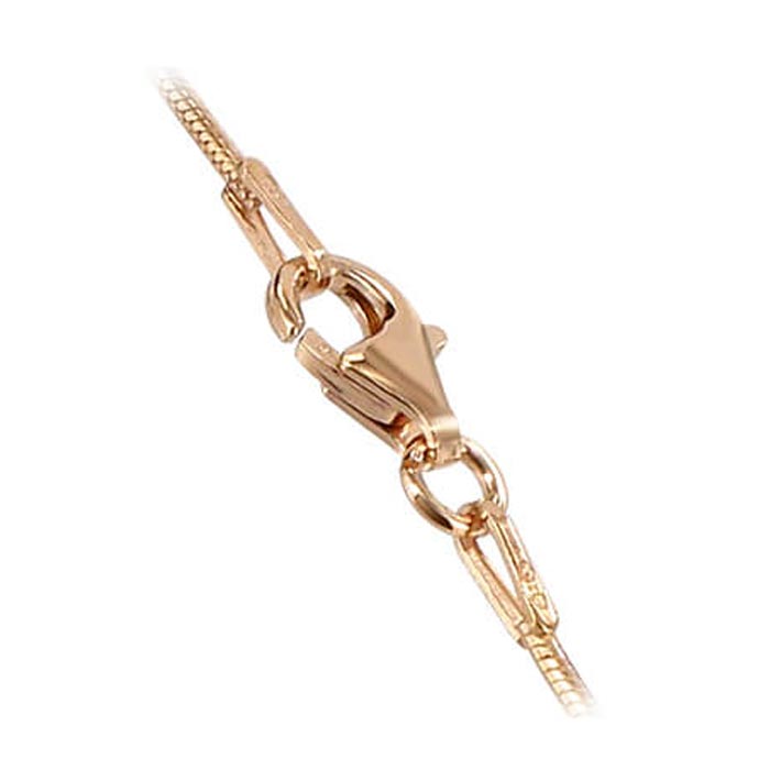 14k Rose Gold Vermeil Snake Chain Lobster Clasp Bracelets - Gem Avenue