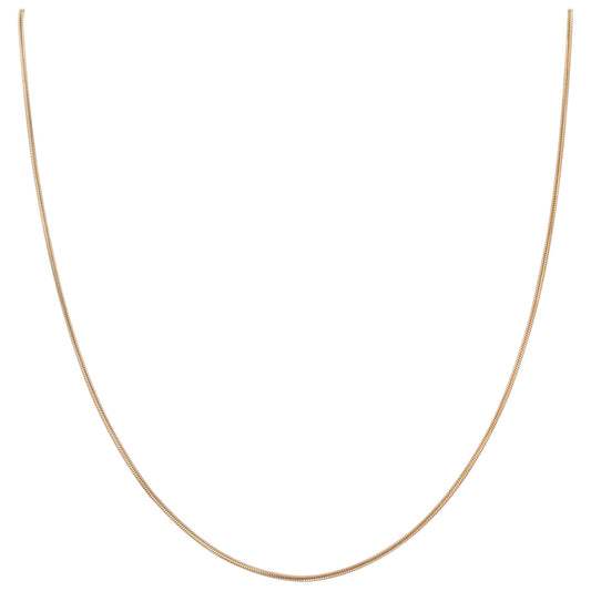 14k Rose Gold Snake Chain Vermeil Necklace - Gem Avenue