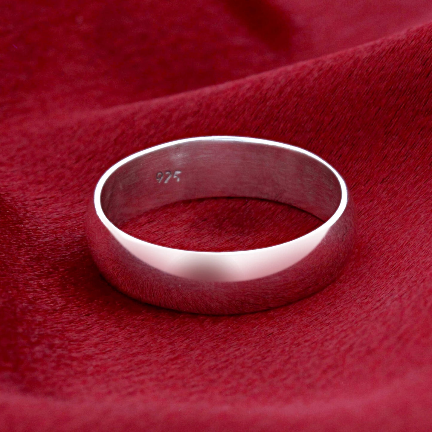 925 Sterling Silver 6mm Wedding Band Ring - Gem Avenue