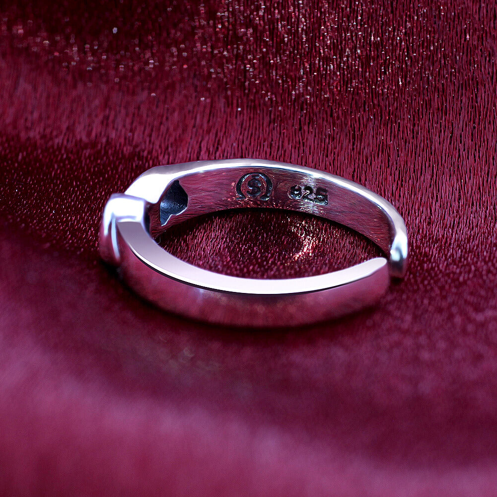 925 Sterling Silver Twin Open Heart Toe Ring Love - Gem Avenue
