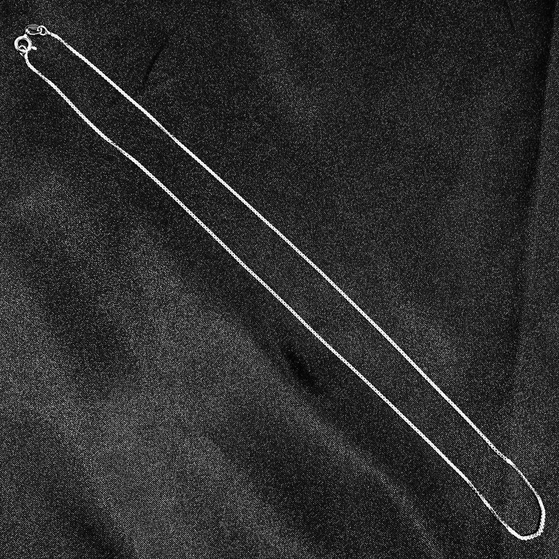 Italian 925 Sterling Silver Sturdy Box Link Chain Necklace - Gem Avenue
