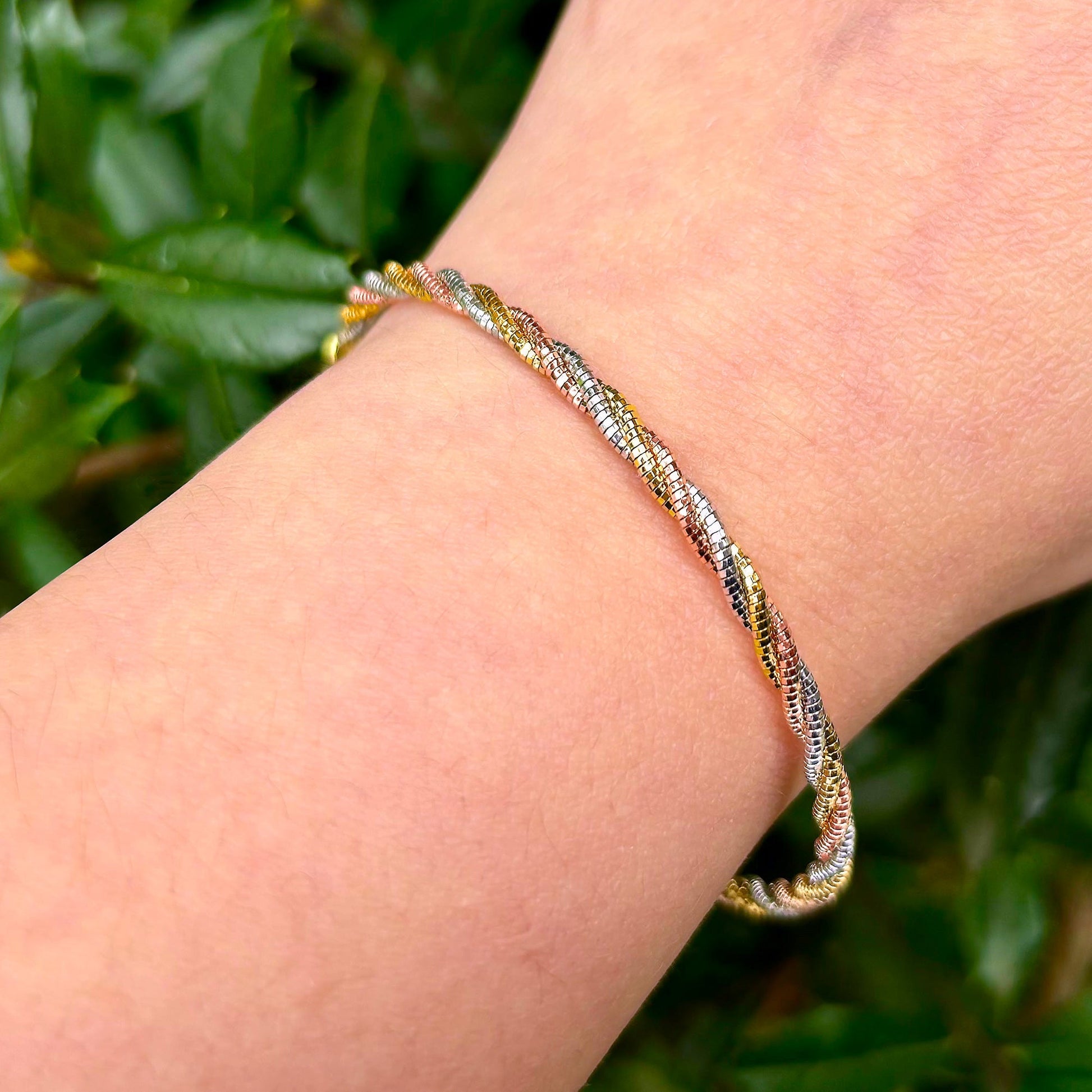 925 Sterling Silver Rope Chain Bracelet with Lobster Clasp - Gem Avenue