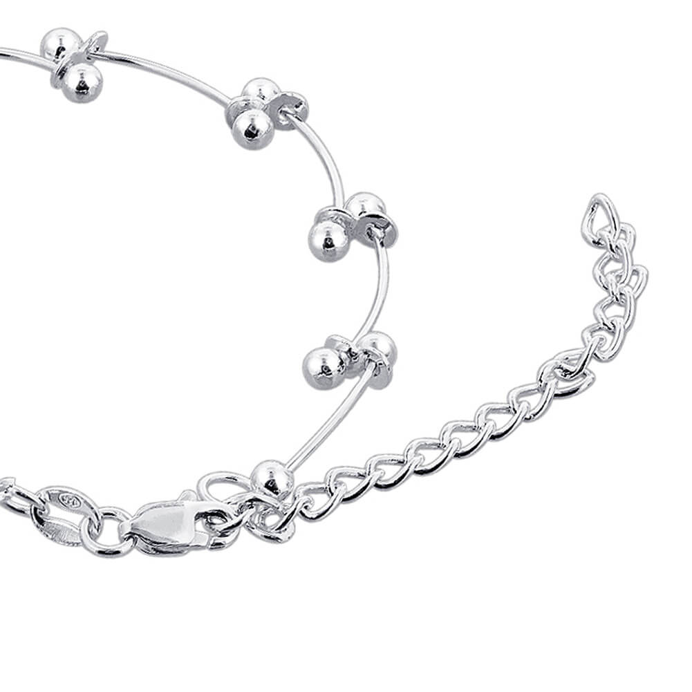 925 Sterling Silver 8.5 inch Adjustable Bracelets - Gem Avenue