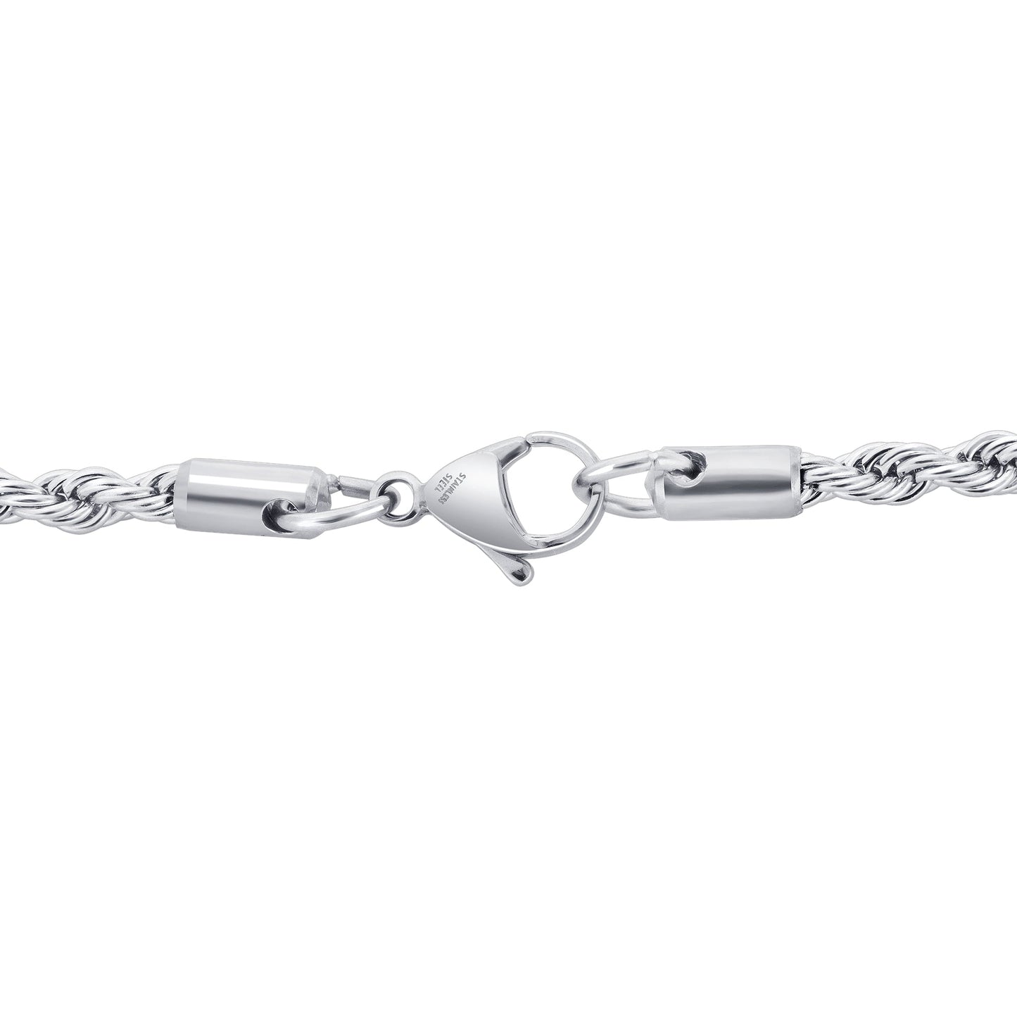 Stainless Steel Rope Chain Necklace - Gem Avenue