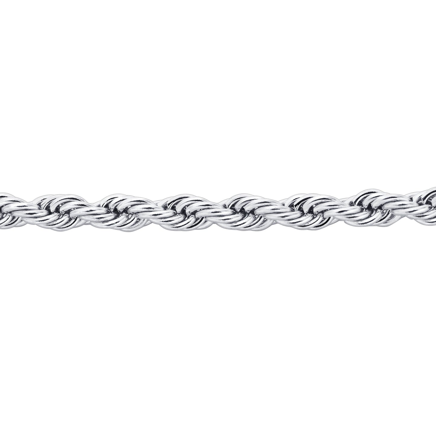 Stainless Steel Rope Chain Necklace - Gem Avenue