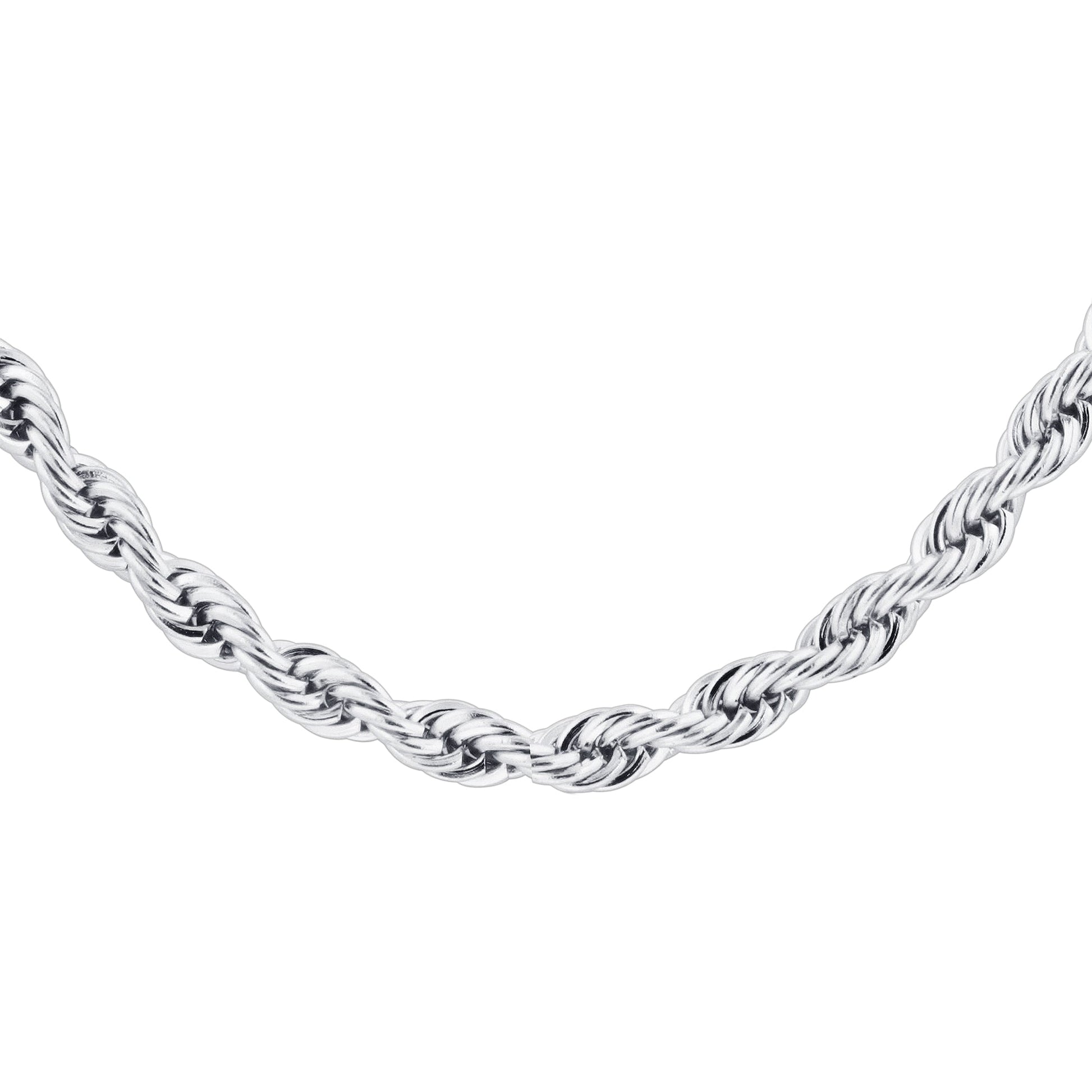 Stainless Steel Rope Chain Necklace - Gem Avenue