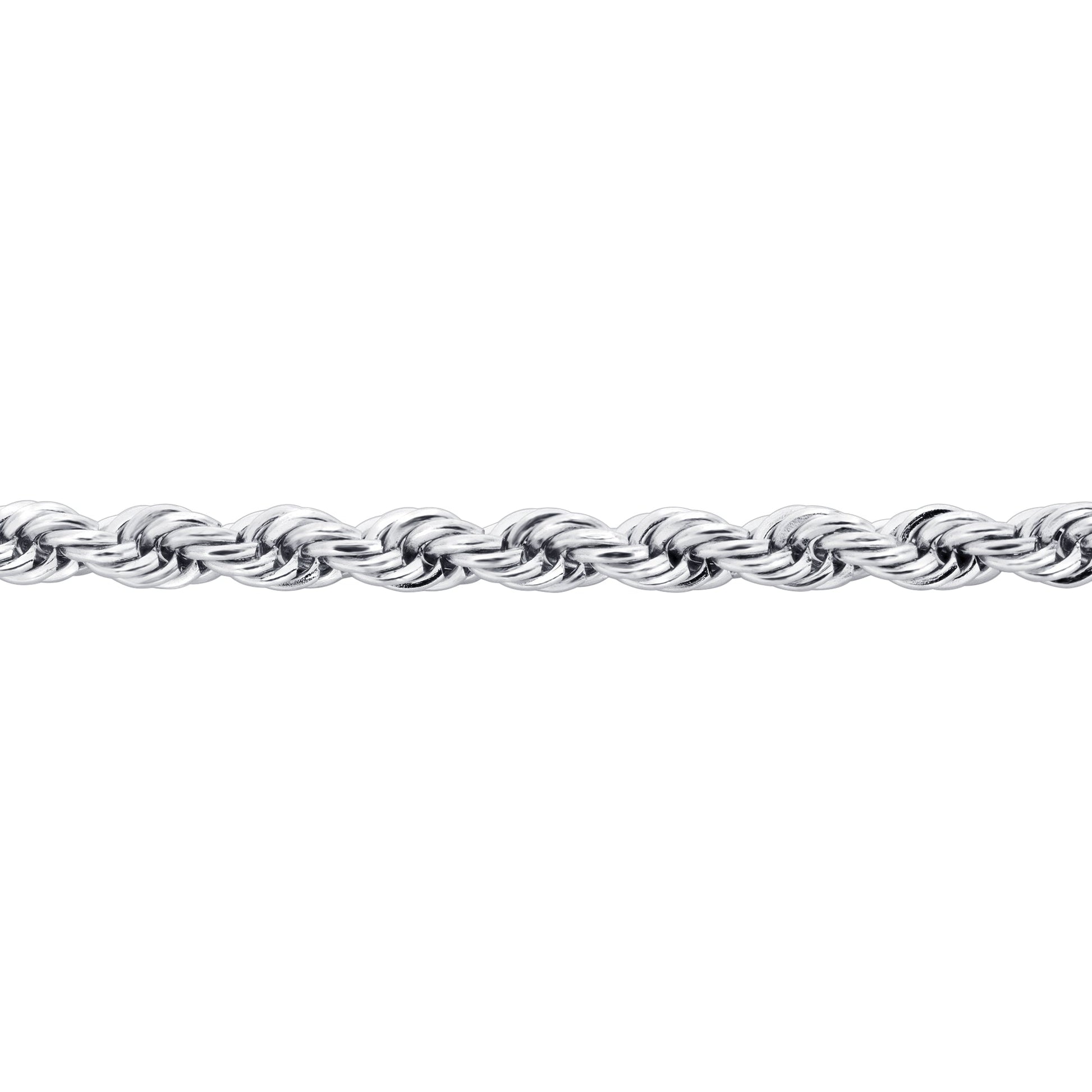 Men's Stainless Steel Rope Chain Necklace - Gem Avenue