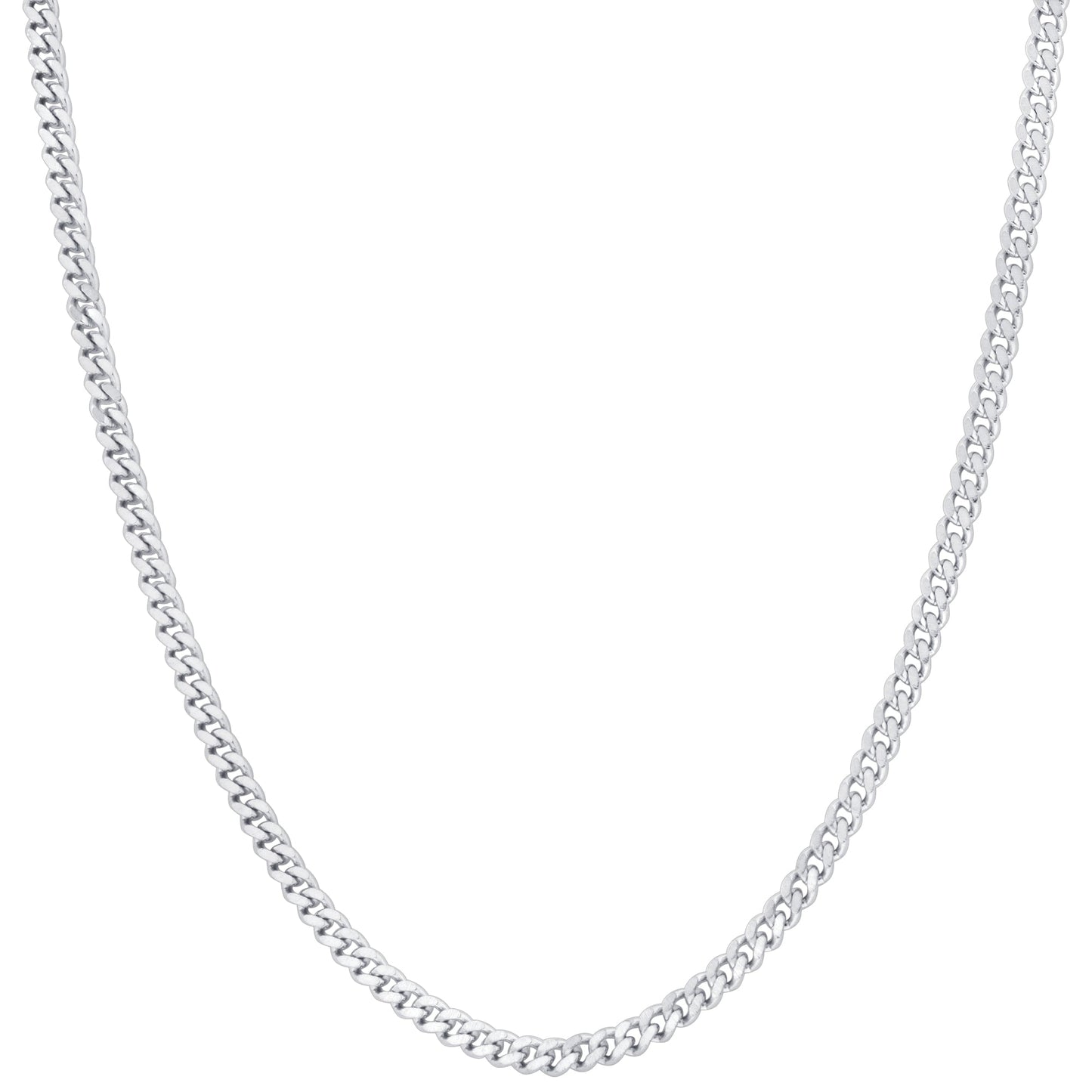 Stainless Steel Curb Chain Necklace - Gem Avenue
