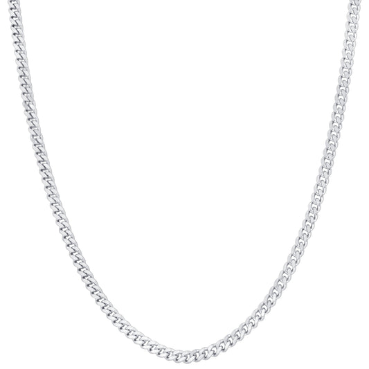 Stainless Steel Curb Chain Necklace - Gem Avenue