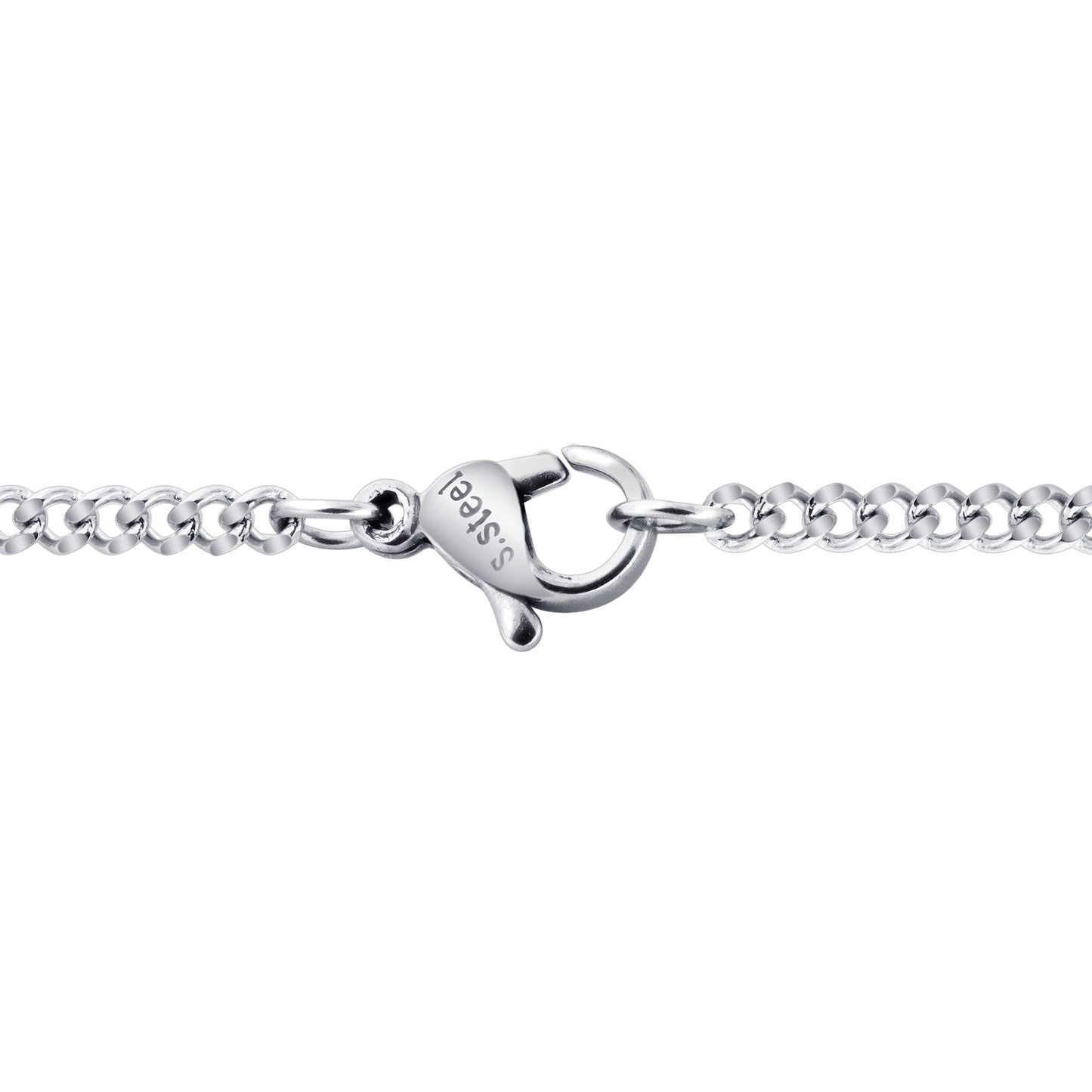 Stainless Steel 2.3mm Curb Cuban Chain Necklace