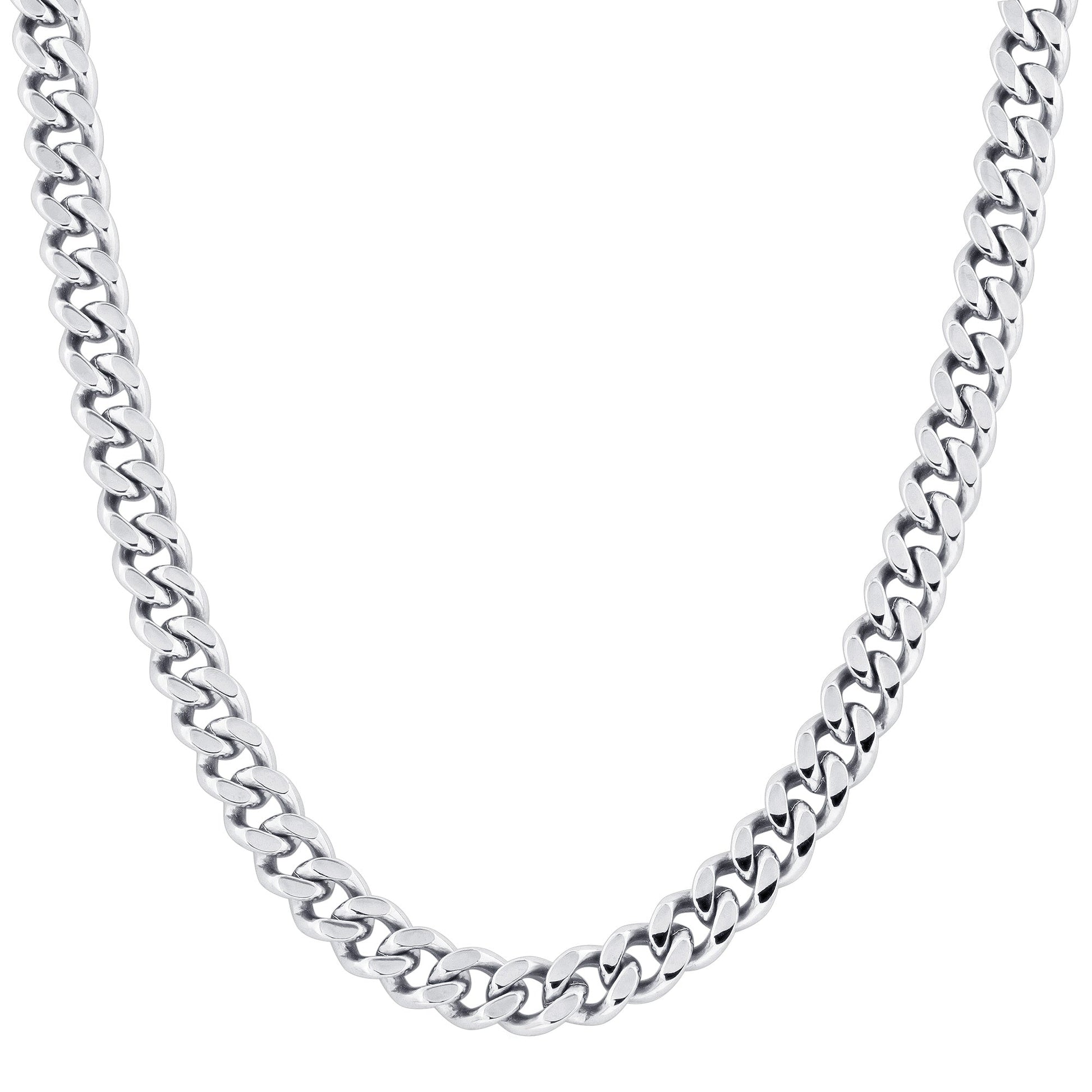 Men's Stainless Steel Curb Chain Necklace - Gem Avenue