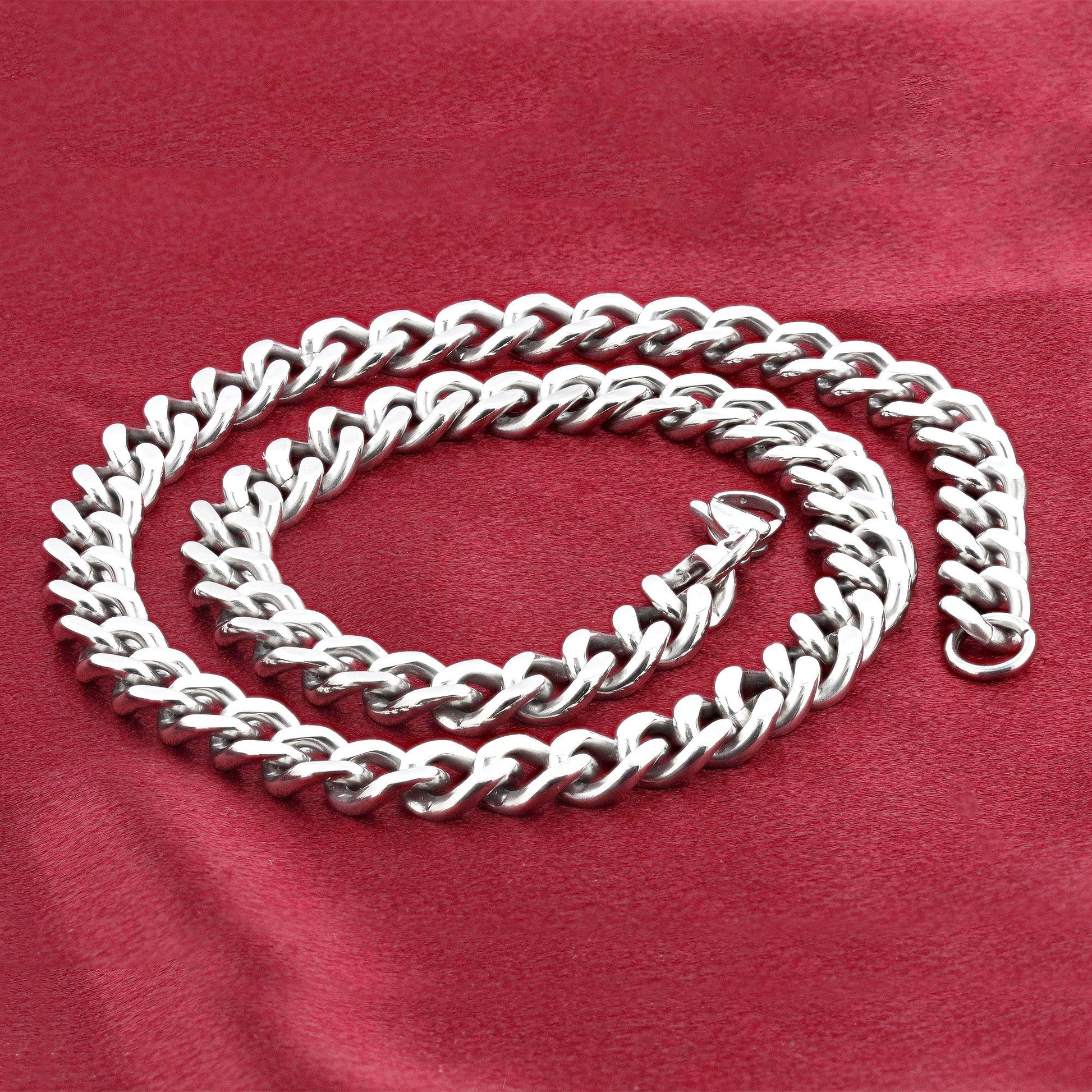 Men's Stainless Steel Curb Chain Necklace - Gem Avenue