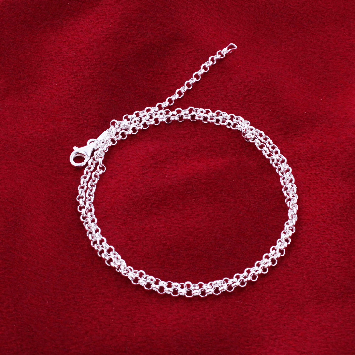 925 Sterling Silver Rolo Chain Necklace with Lobster Clasp - Gem Avenue