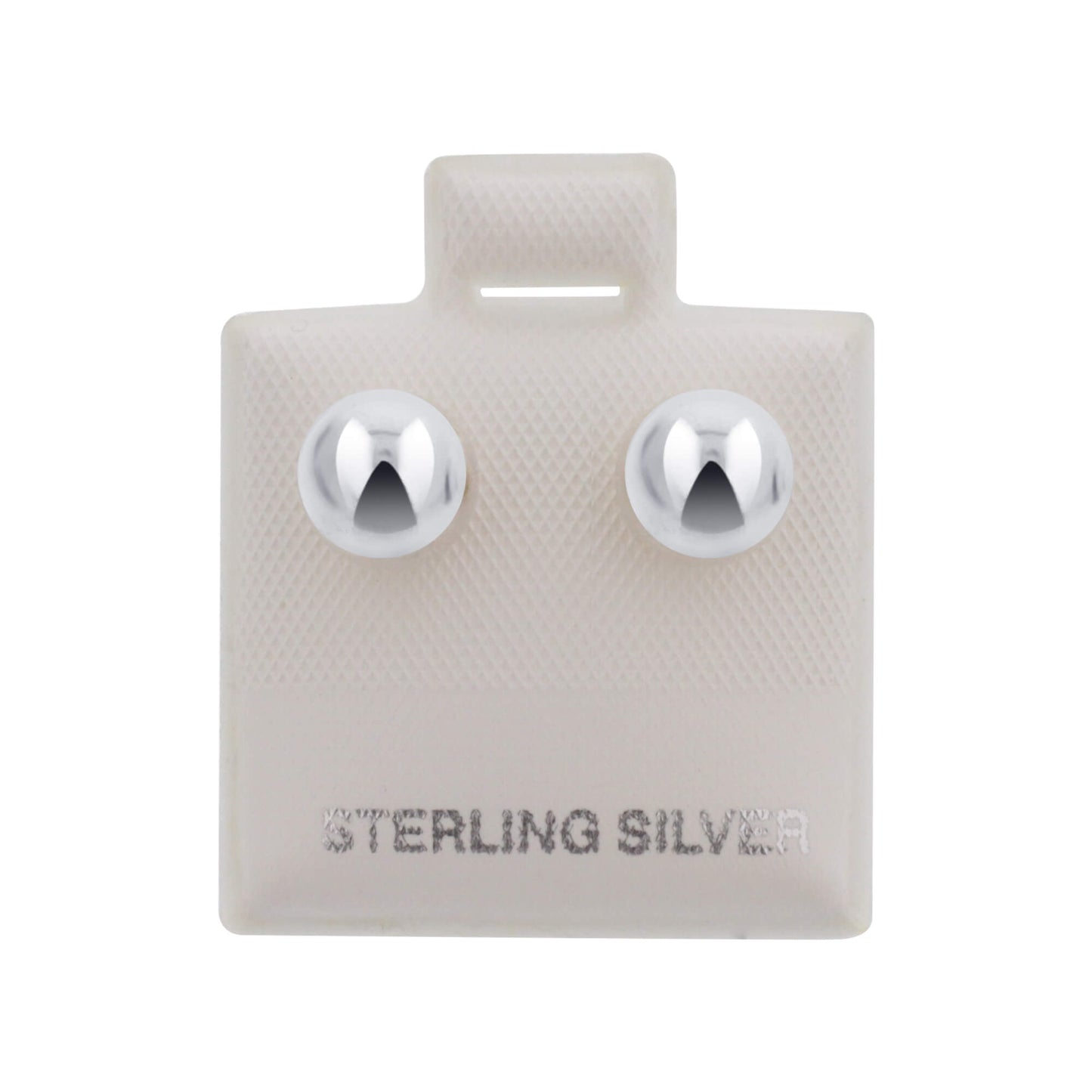 925 Sterling Silver Ball Post Back Stud Earrings - Gem Avenue