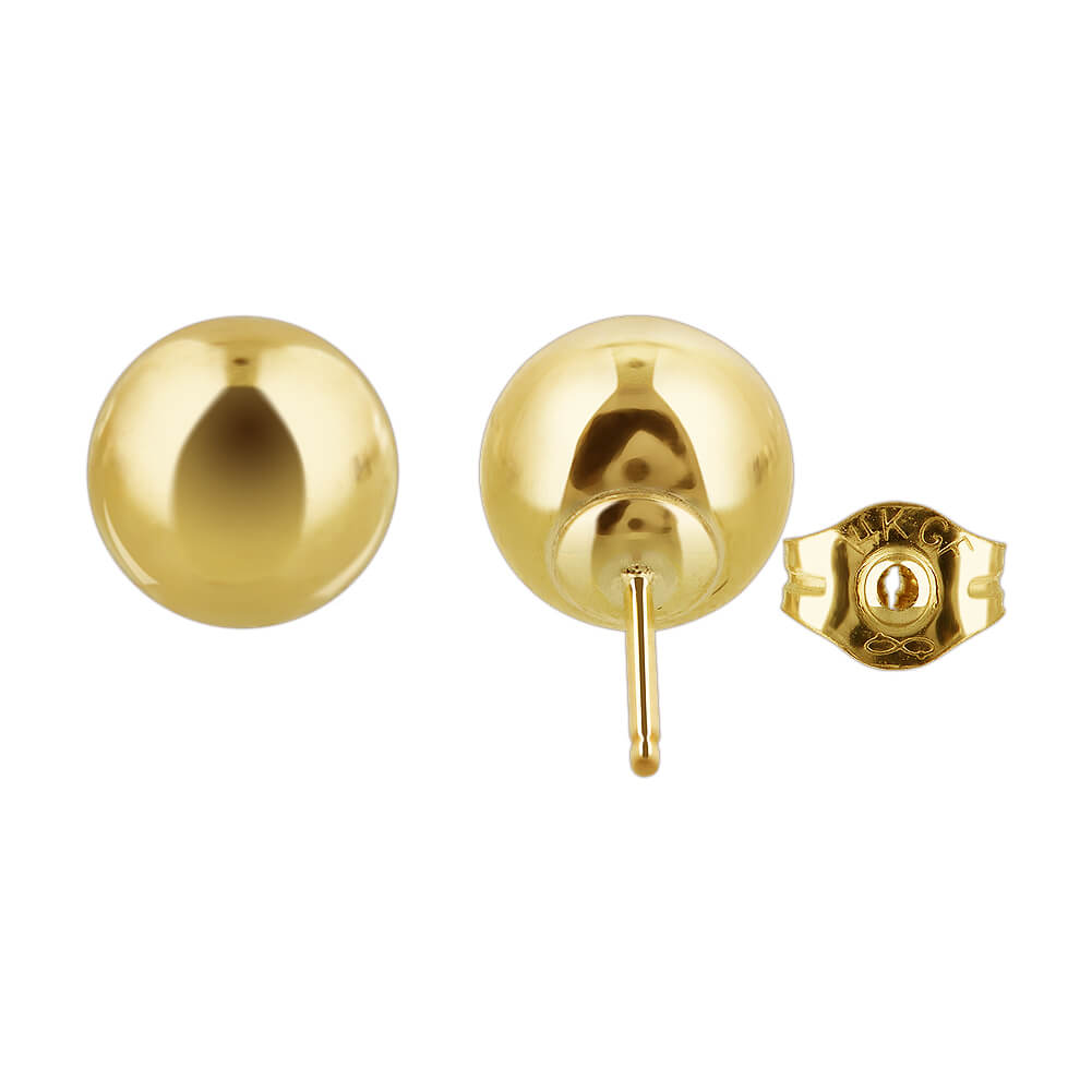 14k Gold filled Ball Post back Stud Earrings - Gem Avenue